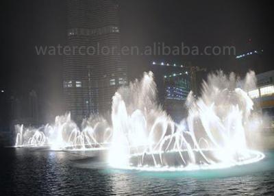 China Program - Controlled Digital Water Fountain , Underwater RGB Lake Water Feature for sale