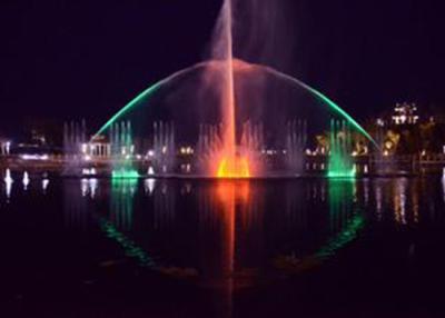 China Große See-Garten-Wasser-Brunnen-Edelstahl-Regenbogen-Jet-Hinterhof-Wasser-Eigenschaften zu verkaufen