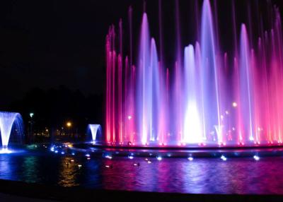 China Wässern Sie Brunnen-Gesangwassereigenschaft des Tanzes helle für Dekorationsgarten-Wasserbrunnen zu verkaufen