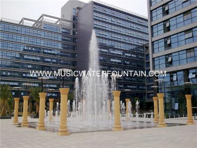 China Äußere quadratische Hinterhof-Wasser-Brunnen-Boden-Wasser-Brunnen mit Musik zu verkaufen