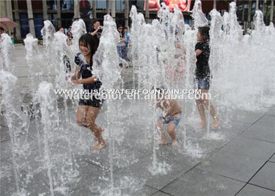 China Garden Dancing Water Features Fountains With Colorful Lights for Kids for sale