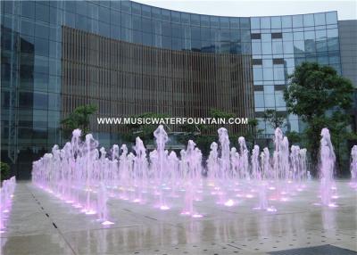 China Quadratische Boden-Wasser-Brunnen im Freien mit musikalischem Brunnen-System zu verkaufen