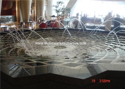 China Modern Art Jumping Laminar Jet Fountain With Led For Decorative for sale