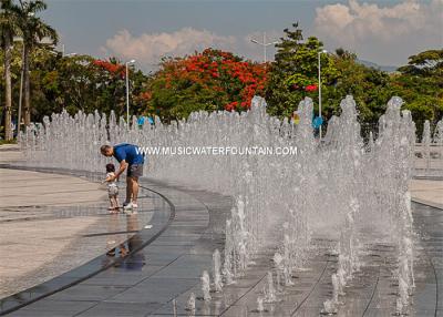 China Water Park Floor Water Fountains Interior Water Features For Kid Interactive for sale