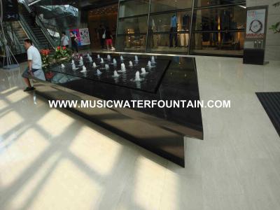 China Modern Pond / Rock Led Water Fountains For Hotel 220V / 380V PLC / Multimedia for sale