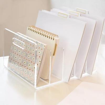 China KOREAN Acrylic Collator Desk Folder Shelf Magazine Rack for sale