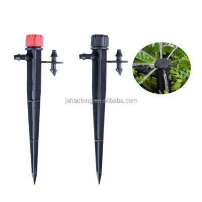 China Garden Fruit Tree Bubbler Micro Adjustable Drip Irrigation Stake Water Flow Device Drip Irrigation for sale