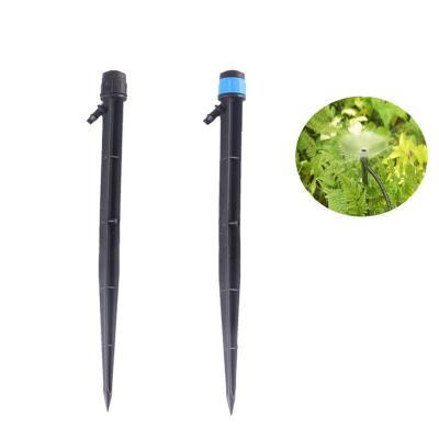 China Garden Fruit Trees 21cm Spray Drip Irrigation System Adjustable Stake Sprinkler Drip Irrigation for sale