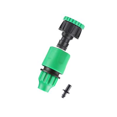 China Garden Female Thread Faucet Adapter Garden Irrigation 1/2 or 3/4 Inch Hose Connector Quick Mount for sale