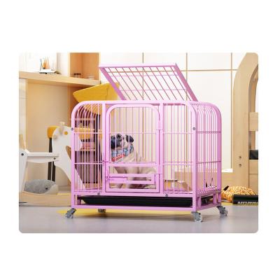 China Amazon Best Selling High Quality Breathable Iron Plate Steel Wire Pet Cages Outdoor Dog Cage Kennel Durable Life for sale