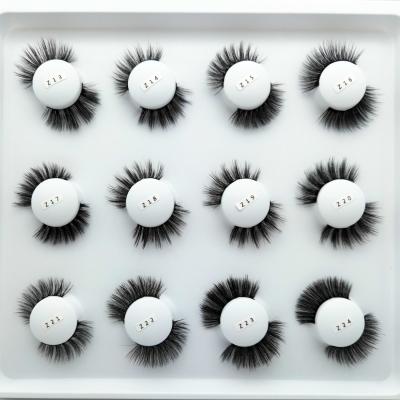 China Logo Products Clear Band Lashes Natural Soft Long Lashes Custom Vendor Lashes Band Fiber Clear Eyelash for sale