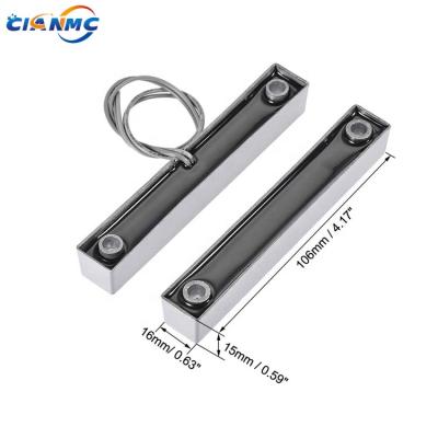 China Door/Window Exterior NO/NC/COM Mounted Screws Metal Door Contact Switch Magnetic Sensor for sale