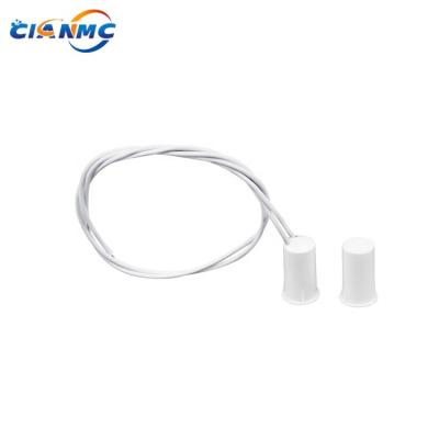 China White Nonmetal Door/Window ABS Flame Retardant NO COM OKI Reed Switch Recessed Magnetic Contacts NC for sale