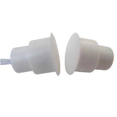 China ABS Wired Door Window Sensor Recessed Magnetic Contacts Safety Reed Switch Alarm for sale