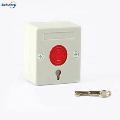 China Home Security Alarm Wired SOS Emergency Alarm Signal With Reset Key 54*54*32mm for sale