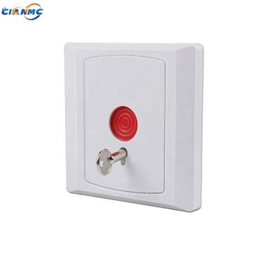 China Smart Life SOS Alarm Home Security Wired Alarm Signal With Key 86*86*32mm for sale