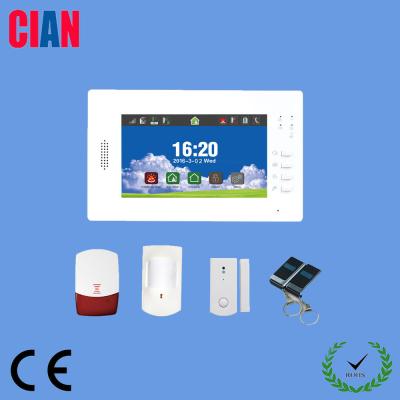 China GSM AUTO Home Alarm System Touch Screen Wireless Smart Alarm System for sale