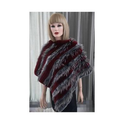 China Chinese style factory direct sales long Fox knitted coat women shawls and scarves for sale