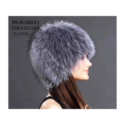 China 2021 JOINT Factory Wholesale Various Fox Fur Bucket Hat Women for sale