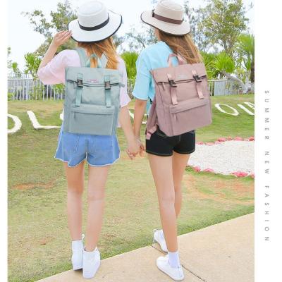 China New Trend Good Quality Simple Waterproof Junior High School Simple Waterproof Travel Backpack School Unisex Casual Teenage Backpacks for sale