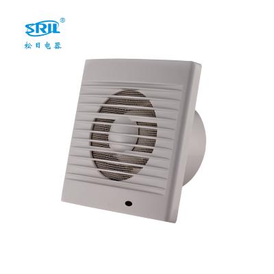 China Hotels 6inch 150mm Windows Square Exhaust Fan Plastic Glass Wall Bathroom Plastic Silent Ventilation Fan for sale