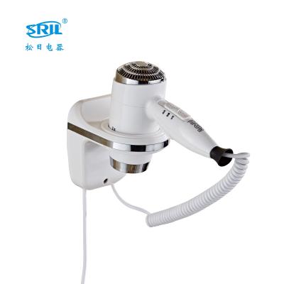 China Other Professional 1600W Hotel Public Place Bathroom Wall Mounted Hair Dryer (SRL1606) for sale