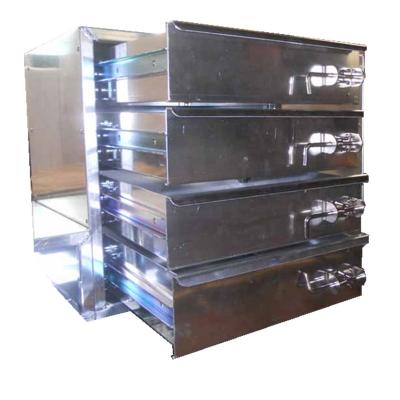 China Aluminum Two Door Tool Box Drawer Tool Box Insert for Ute Canopy Drawer Module Ute Drawers and Storage Tools for sale