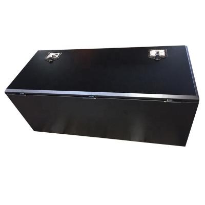 China Lockable Waterproof Underbody Under Bed Truck Tool Box Black Steel Recessed Drop Door Locking Latch for sale