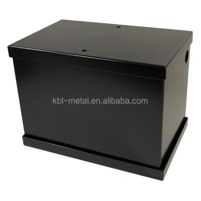 China Black Aluminum Cut Aluminum Solar Battery Box Bending for sale