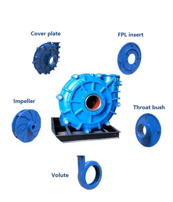 China Biofuel Industry Industrial Bomba De Extraccion Para Agua Mineral Sand Transfer 4X3 Slurry Pump à venda