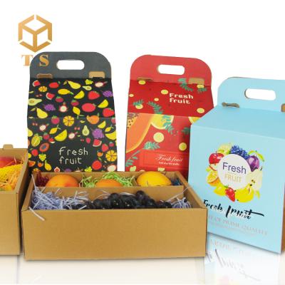 China Recyclable Cardboard Box Custom Packaging Corrugated Colorful Printed Fruit Packing Box Cardboard for sale