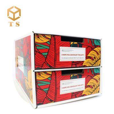 China Luxury Gift Cardboard Wine Packaging Paper Custom Printed Packing Box Recyclable for sale