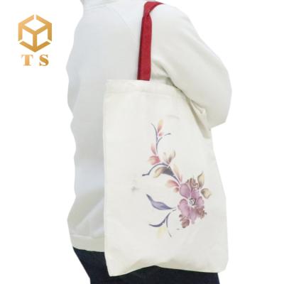 China Durable Unisex 12oz Cotton Groceries Travel Logo High Quality Heavy Duty Custom Printed Customizable Tote Bag Canvas Reusable for sale