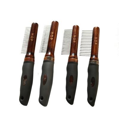 China Viable Factory Wholesale Four Kinds Classic Style Pet Needle Classy Cat Dog Flea Grooming Comb for sale