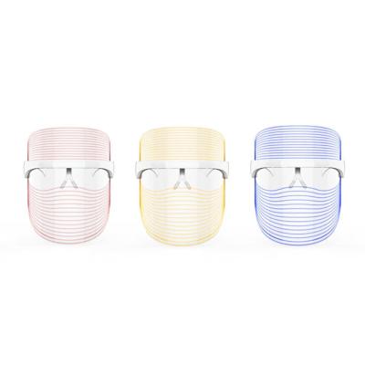 China Pigment Removal 2021 Hot Selling 3D Led Wrinkle Removal Mask Facial SPA Multifunction Beauty Face Shield Radio for sale