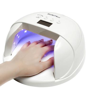 China Portable Professional Smart UV Nail Dryer Machine 60w Household LED Gel Wireless Nail Lamp Polish UV Nail Dryer Smart for sale