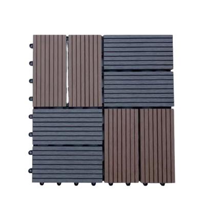 China Eco Friendly Professional Wpc Production Line Various Wpc Decking Flooring DIY Tiles for sale