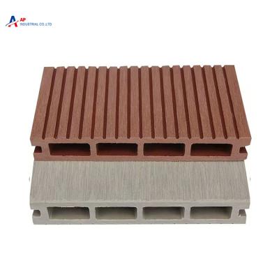 China Eco Friendly Outdoor WPC Hollow Decking Fireproof Wpc Decking Boards Decorative Board for sale