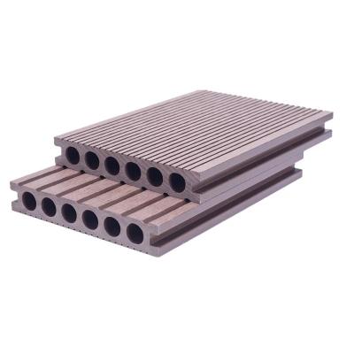 China eco-friendly outdoor wpc wood grain engineered decking wpc exterior decking wood flooring for sale