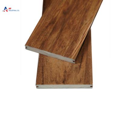 China Eco Friendly WPC Co Composite Extrusion Solid Decking Wpc Boards Waterproof for sale