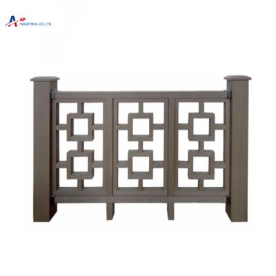 China Eco Friendly Easy Installation Garden Fence Material Outdoor Wpc Fence Panel for sale