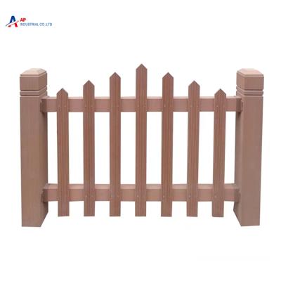 China Factory Direct Eco Friendly Garden Fencing Custom Easy Install Outdoor Privacy Fence WPC Fence for sale