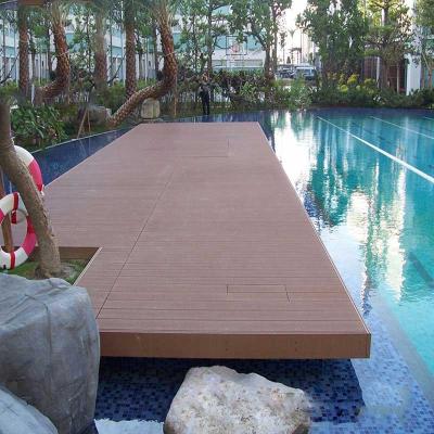 China Outdoor decking eco-friendly wood plastic composite decking wpc decking flooring wpc anti-split for sale