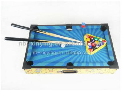 China Cheap Price Net Entertainment Cotton Mini Billiards Table for sale