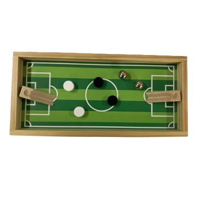 China Mini Pine Wood Table Top Soccer Game Set for sale