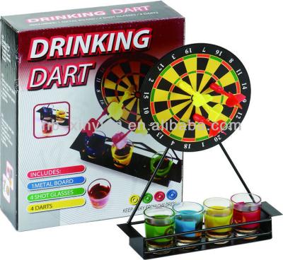 China Metal Table Top Dart Drinking Game With Magnetic for sale