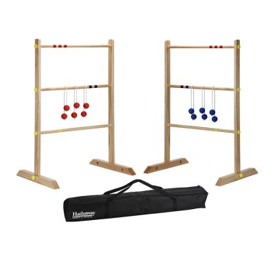 China Solid Wood Wooden Ladder Throwing Game Ladder Tossing Game Set for sale