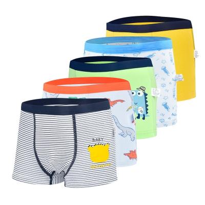 China Wholesale Kids Cotton Underwear Boys Thermal Boxer Briefs Cartoon Boys Children Underwear 2-15 Years Old Shorts for sale