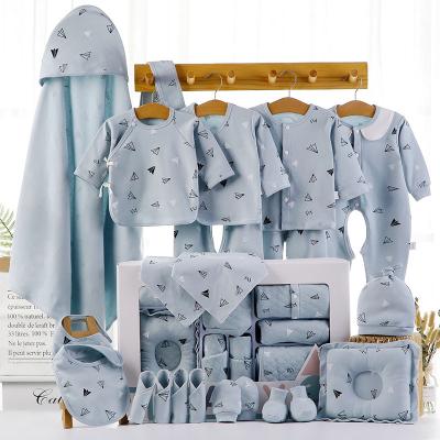 China Clothes Set 22 Piece Antibacterial Newborn Baby Costume 0-12 Months Baby Clothes Four Seasons Products Newborn Baby Gift Box for sale