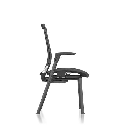 China Adjustable (height) Kentec Visitor office chair from China 2021 SO-05 Kentec office chair with imported black mesh be sales to all over the word for sale